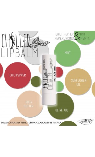 Bálsamo labial ecológico Chilled Volumen 03 - PuroBIO - 5 ml.