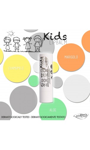 Bálsamo labial ecológico Kids 04 - PuroBIO - 5 ml.