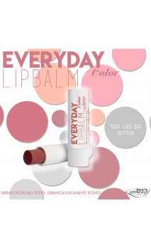 Bálsamo labial ecológico Everyday Color 02 - PuroBIO - 5 ml.