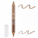 Crayon Duo BIO Fard à paupières & Crayon pour les yeux Bronze Cuivré / Beige Doré - Avril