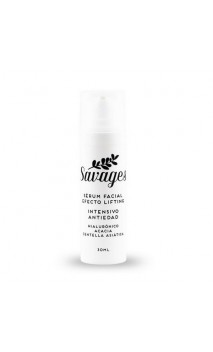 Sérum Antitache bio Effet Lifting Acide Hyaluronique, Centella Asiatica & Acacia - Savages - 30 ml.