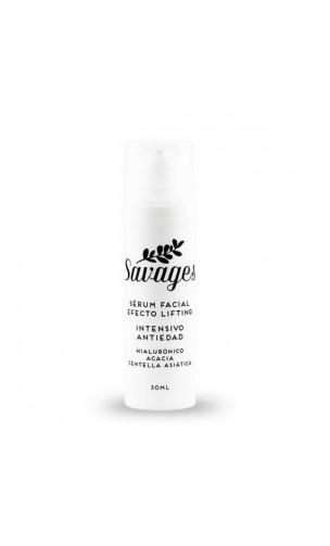 Sérum Antitache bio Effet Lifting Acide Hyaluronique, Centella Asiatica & Acacia - Savages - 30 ml.