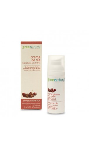 Crème de jour bio hydratante et nutritive - Greenatural - 50 ml. 