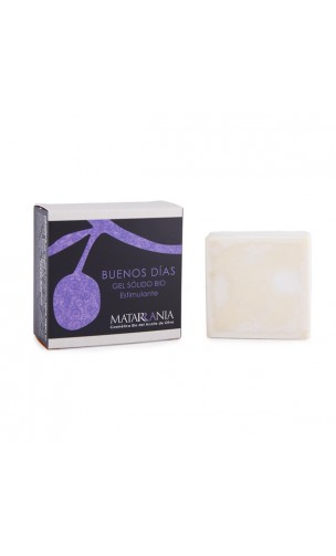 Gel de ducha sólido bio BUENOS DÍAS Estimulante - Matarrania - 120 ml.