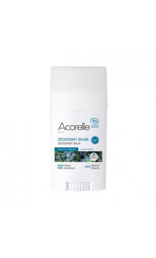 Déodorant bio baume Genévrier & Menthe - Sans alcool - Acorelle - 40 gr.