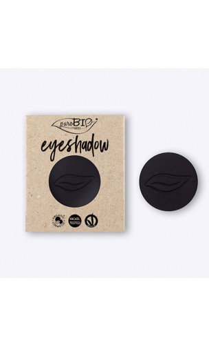 Recarga Sombra de ojos ecológica Negro Mate 04 - PuroBIO - 2,5 gr.