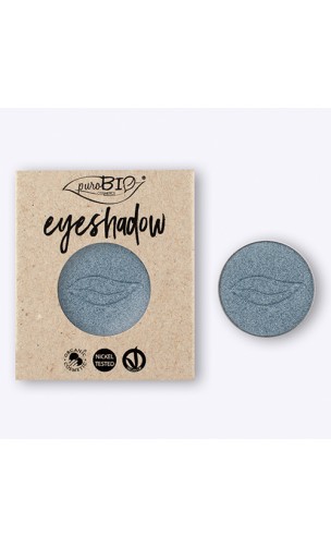 Recarga Sombra de ojos ecológica Azul Hielo 09 - PuroBIO - 2,5 gr.