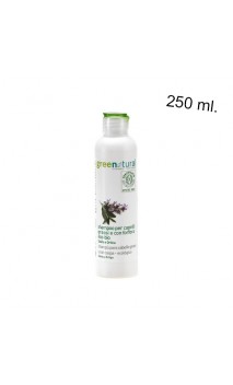 Champú anticaspa ecológico de salvia y ortiga (cabello graso) - Greenatural - 250 ml.