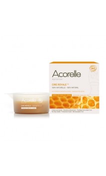 Cire royale naturelle (Aiselles, Maillot et Visage) Cire d'abeille & Extrait de Lys Blanc - Acorelle - 100 g.