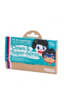 Kit de maquillaje ecológico para niños Cebra & Tigre - Namaki - BIOFERTA Kit de maquillaje ecológico para niños Cebra & Tigre - Namaki - BIOFERTA