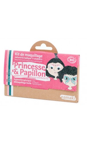 Kit de maquillage bio pour enfants Princesse & Papillon - Namaki