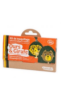 Kit de maquillage bio pour enfants Ours & Girafe - Namaki