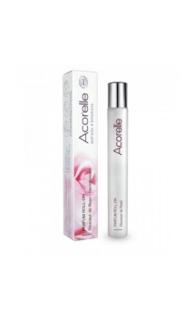 Roll-on Eau de parfum Velvet Rose - Parfum bio HARMONISANT - Acorelle - 10 ml.