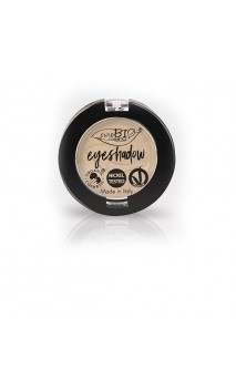 Sombra de ojos ecológica Beige Mate 02 - Recargable -PuroBIO - 2,5 gr.