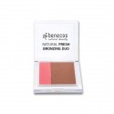 Polvo compacto bio bronceado natural Dúo California Nights - Benecos - 8 gr.