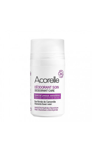 Déodorant bio Roll-on Spécial Peau sensible - Acorelle - 50 ml.