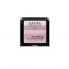 Poudre illuminatrice bio 5 Teintes 02 Rose - Highlighter - SANTE - 7 g.