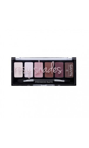 Palette fard à paupières bio 01 Rosy Shades  - SANTE - 6x1 g.