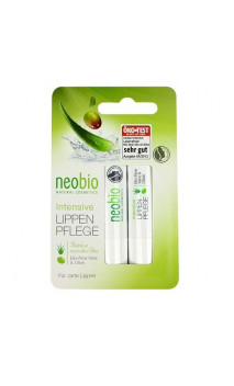 Baume à lèvres bio Soin intensif - Neobio - 2 x 4,8 g.