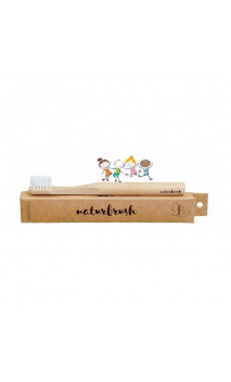 Brosse à dents en bambou pour enfants Nude (naturel) - Naturbrush