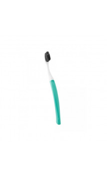 Brosse à dents Adulte - Tête interchangeable & Capuchon protecteur - Edith Soft Verte - Bioseptyl