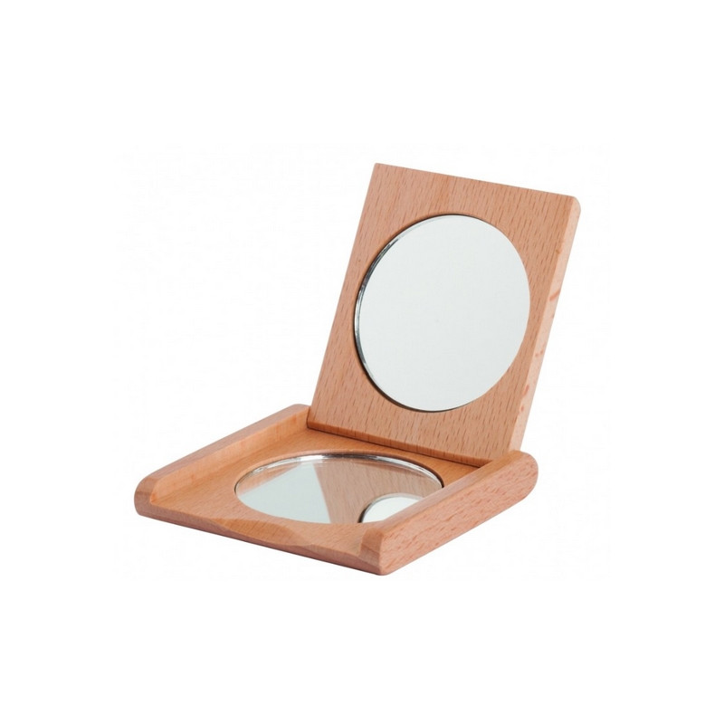 Espejo de bolsillo plegable de madera - Redecker - BIOFERTA