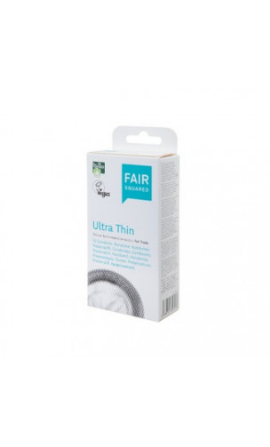 Preservativos Ultra finos Lubricados - Fair Squared - 10 Ud.