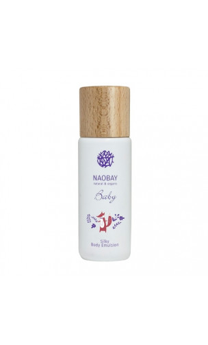Lait corporel naturel Soyeux pour bébé (Silky body emulsion) - NAOBAY - 200 ml.