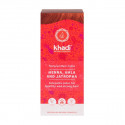 Henné bio Amla & Jatropha - Rouge - 100 naturel - Khadi - 100 gr.