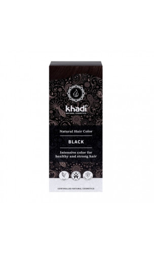 Tinte vegetal bio - negro - 100% vegetal - Khadi - 100 gr.