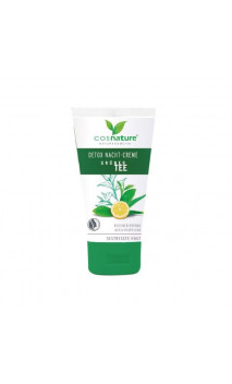 Crema de noche Detox Té verde bio - Cosnature - 50 ml.