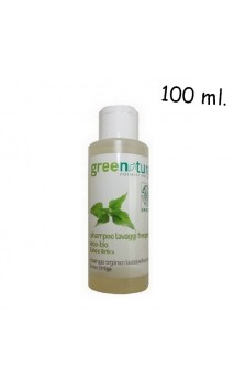 Champú ecológico de lino y ortiga - Lavado frecuente - Greenatural - 100 ml.