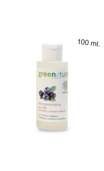 Gel íntimo ecológico con caléndula, lavanda y arándanos - Greenatural - 100 ml.
