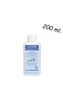 Linimento bio para el cambio de pañal - Hipoalergénico - Cattier - 200 ml.