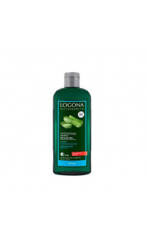 Champú hidratante aloe vera Bio - Cabello seco/dañado - Sin sulfatos - LOGONA - 250 ml.