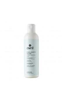 Base lavante Neutre bio  - Hypoallergénique- Avril - 240 ml.