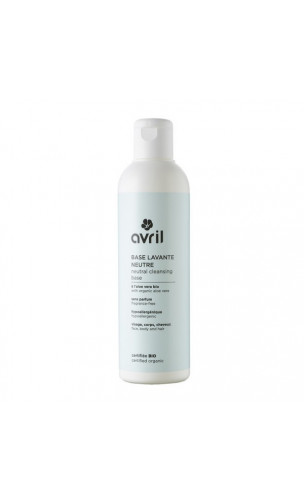 Base lavante Neutre bio  - Hypoallergénique- Avril - 240 ml.