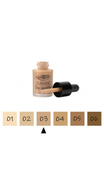 Maquillage Fluide BIO “Drop” 03 Neutre - FPS 10 - PuroBIO - 15 ml.