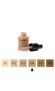 Maquillaje Fluido Ecológico “Drop” 04 Intermedio - FPS 10 - PuroBIO - 15 ml.