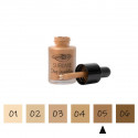 Maquillage Fluide BIO “Drop” 05 Foncé - FPS 10 - PuroBIO - 15 ml.