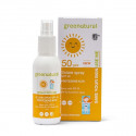 Spray solaire bio adultes peau sensible SPF 50 - Greenatural- 100 ml