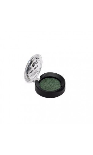 Fard à paupières bio Vert mousse Brillant 22 - Rechargeable - PuroBIO - 2,5 gr.