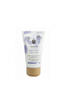 Crème écran solaire Naturelle FPS 30 -DETOX-  (SUN SHIELD CREAM) - NAOBAY - 50 ml.