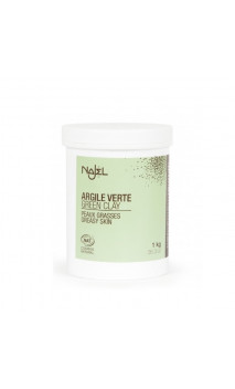 Arcilla verde natural en polvo - Piel grasa - Najel - 1 kg