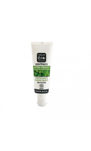 Dentifrice BIO extra frais (Échinacée et Menthe Bio) Sans fluor - NaturaBIO Cosmetics - 25 ml.