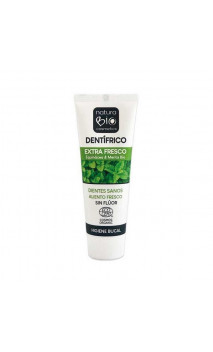 Dentífrico ecológico EXTRA fresco (Equinácea y Menta Bio) Sin flúor - NaturaBIO Cosmetics - 75 ml.