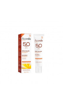 Spray Protector solar ecológico SPF 50 Sin perfume - Acorelle - 100 ml.