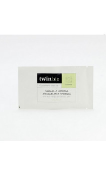 Masque bio Nourrissant Unidose - Argile blanche & Moringa - Peau sèche - Amapola - 14 ml.