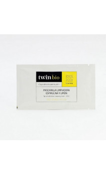 Masque bio Nettoyant Detox Unidose - Spiruline & Citron - Peau grasse/mixte - Amapola - 14 ml.
