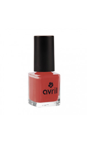 Vernis à ongles naturel Rouge rétro nº 733 - Avril - 7 ml.